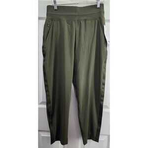 Athleta Nolita Slim Tapered Crop Pant Olive Green 8